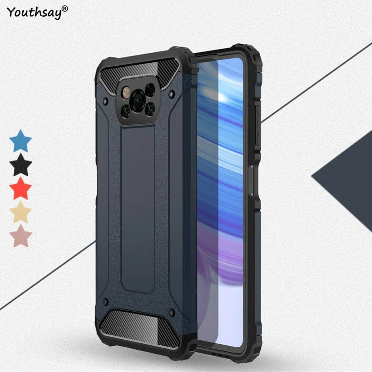 Чехол для Xiaomi Mi Poco X3 защитный резиновый чехол телефона F2 Pro NFC|Бамперы| |