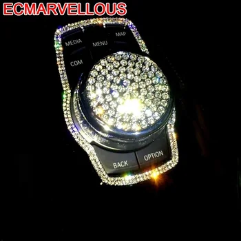 

Control System Multimedia Button Knob Automobile Chromium Modified Car Styling Covers Bright Sequins 18 19 FOR BMW X5 series