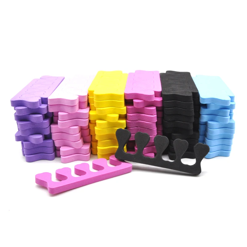 20pcs/set Sponge Toe Separator For Pedicure Manicure Nail Materiel Onglerie Fingers Separator Feet Nail Foam Orthopedic Product