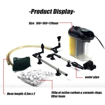 

New Aquarium Filter Aquarium Fish Tank External Canister Filter Bucket Aquatic Supplies Fish Tank Filter Media Accessories 150L/
