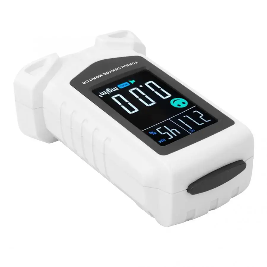 

Formaldehyde Monitor 3 Inch Screen Digital Formaldehyde Monitor HCHO for C6H6 Temperature Humidity Detector