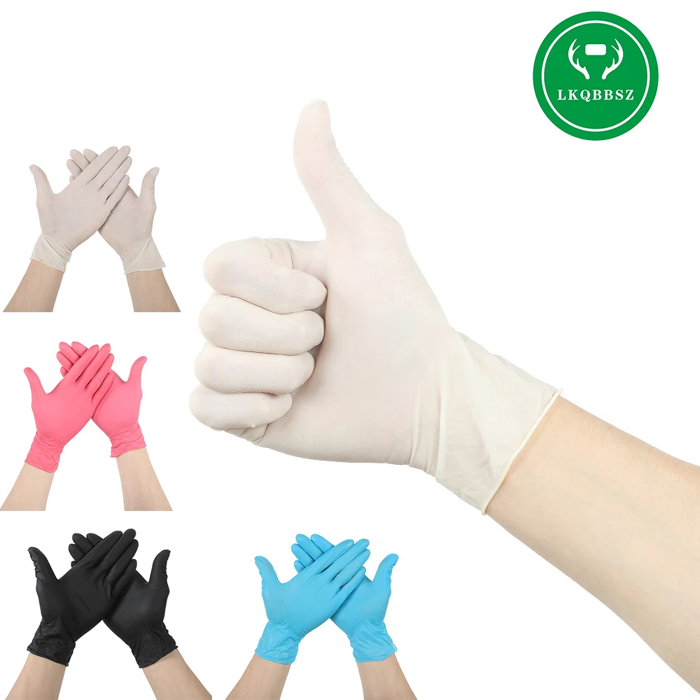 Disposable Gloves Nitrile PVC Latex Dishwashing/Kitchen/Work/Rubber/Garden Universal For Left and Right Hand