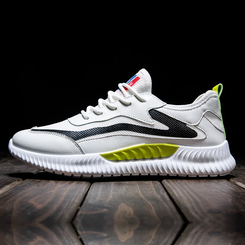 

New Arrival 2020 Men Sneakers Shoes Non-Slip Sport Trainers For Men Lacing Running Men Shoes Mesh Breathable Gym Sneakers Boy