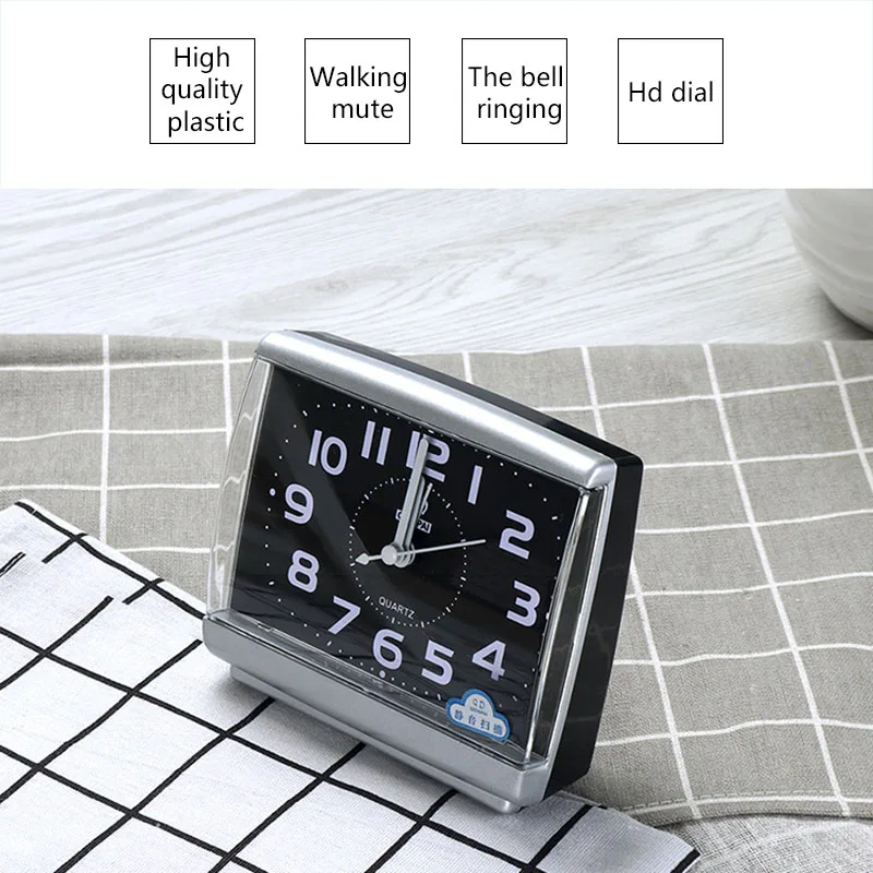 Generic Silent Sweep Movement Alarm Clock Analog Table Alarm Clock Jumia Nigeria