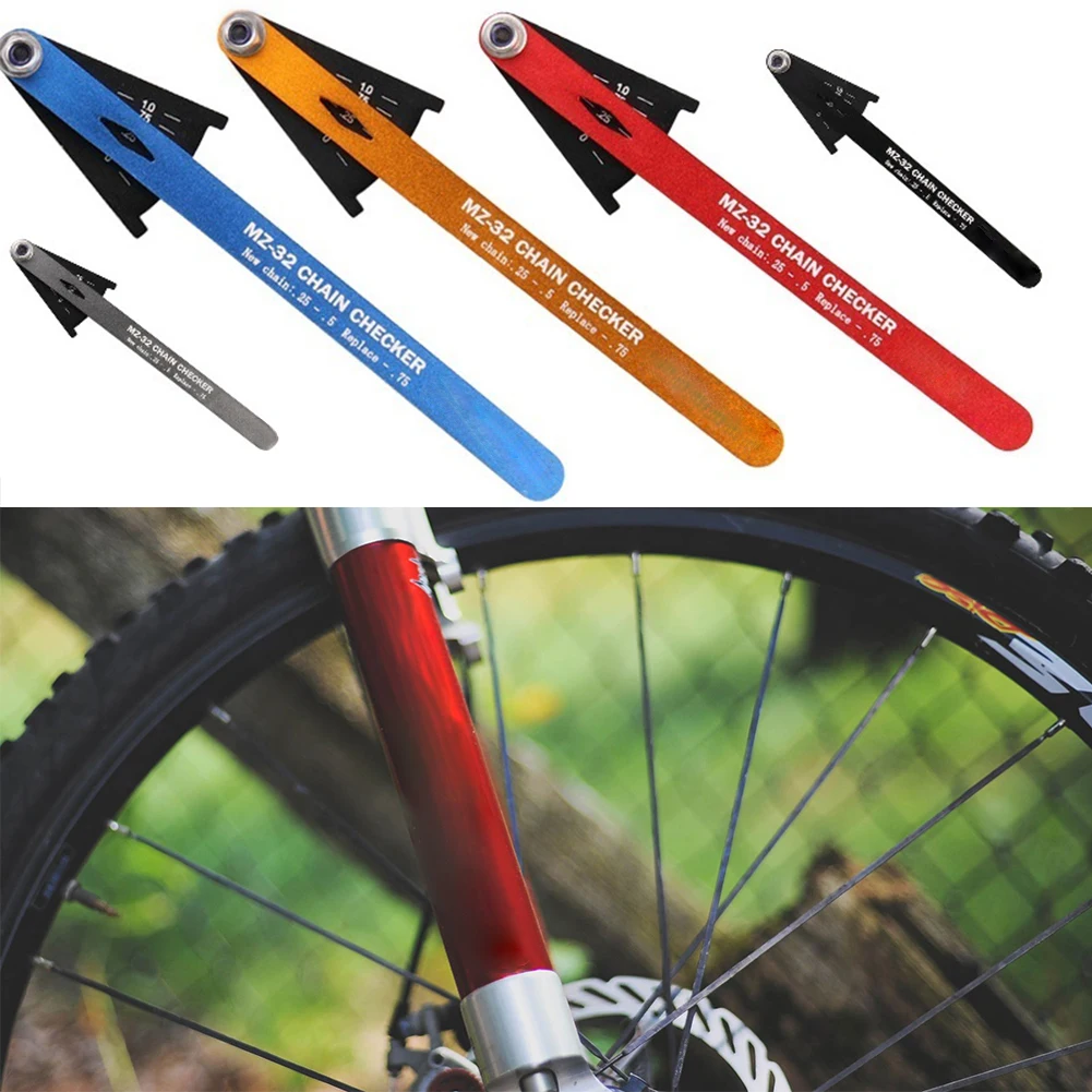 

MTB Bicycle Chain Wear Indicator Tool Chain Checker Kits Multi-Functional Chains Gauge Measurement For Mountain Road Bike