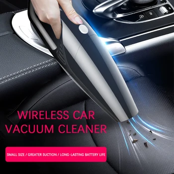 

120W 4500mbar Wireless Mini Car Vacuum Cleaner Handheld Powerful Suction Vacuum Dual-purpose Vacuum Cleaner for Wet and Dry Car
