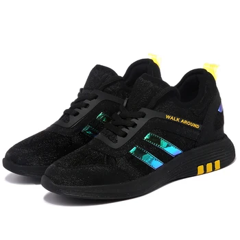 

High Quality Flying Weave Wire Fashion Women Sneakers Women Shoes Mixed Colors Lace-Up Women Sport Shoes Shoes Woman 2-9386