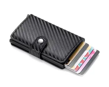 

2020 Men Credit Card Holder RFID Blocking Men Wallet Automatic Hasp Male Purse Business Bank Card Case CreditCard Cardholder