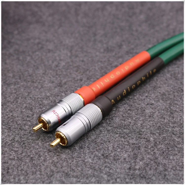 1 пара 2RCA для XSSH аудио Hi Fi FA 220 ПВХ чехол 2 ядра чистый Медь из бескислородной меди
