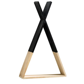 

Creative Triple-cornered Wall Frame House Shelf Display Rack Decorate Living Room Children Room Crafts Storage Rack