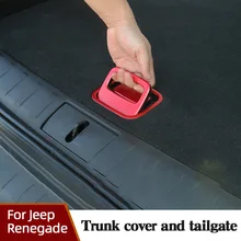 

For Jeep Renegade 2016-2019 Trunk Cover Tailgate Aluminum Alloy Anti-scratch And Abrasion Resistance Car Accessories Silver
