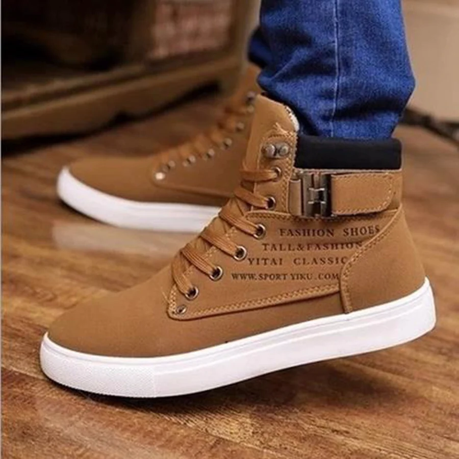 

Men's Vulcanized Shoes, 2021 New Plus Size 47 High Quality Matte Suede Casual Shoes, Spring and Autumn
