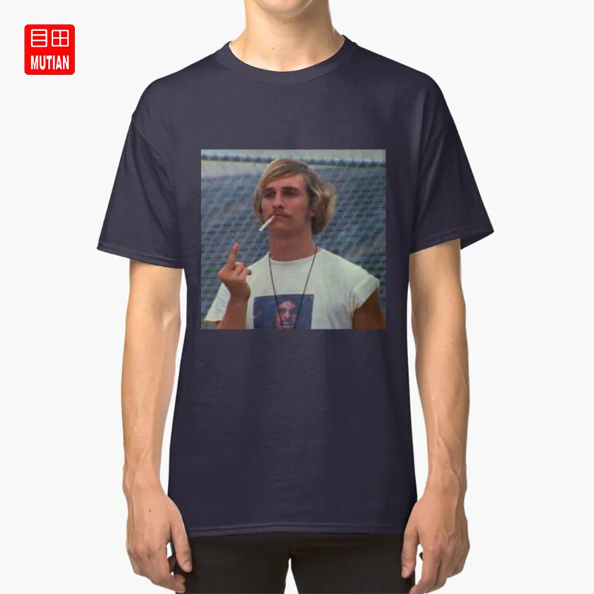 Футболка Wooderson Dazed and Confused wooderson dazed confused richard linklater david 70s old school high | Мужская одежда