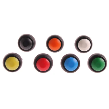 

12mm Waterproof 2 Pin Momentary ON/OFF Push Button PBS-33B Reset Non-locking Mini Round SPST Switch 7 Colors