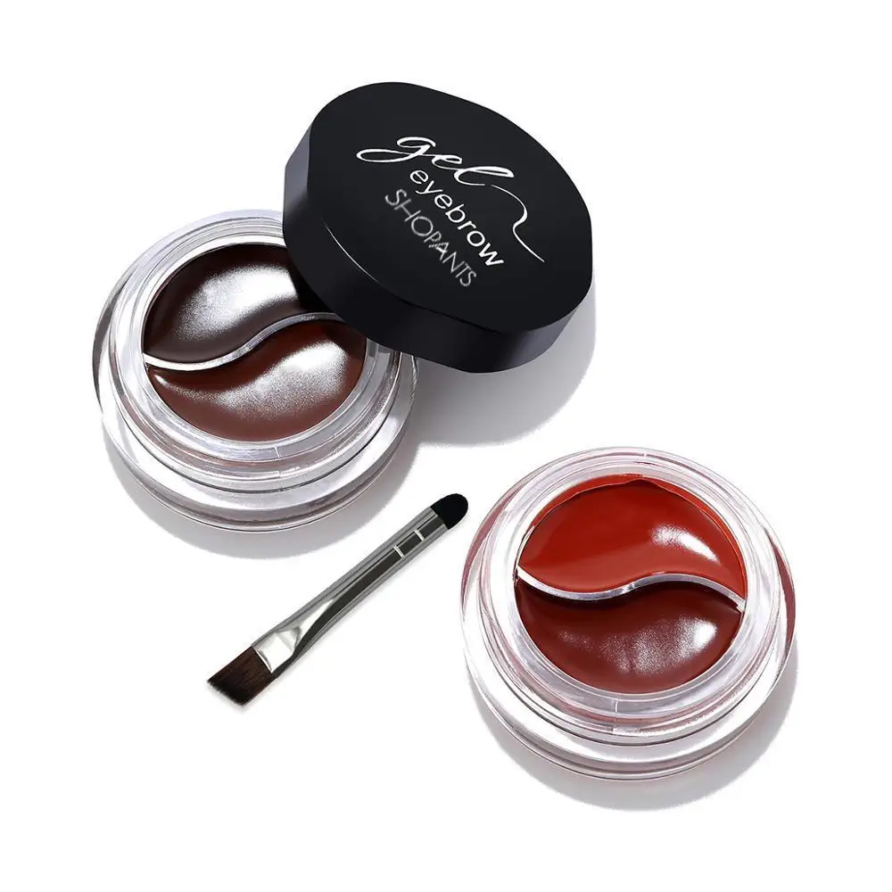 Водостойкий стойкий гель для бровей двух цветов косметика глаз макияж помада