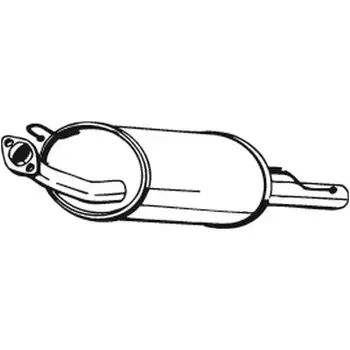 

Muffler rear Nissan Almera 1.4i/1.6i/2.0D 95-00 sedan