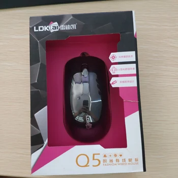 

leidikai q5 wired gaming office mouse symmetrical hands use support windows 7/8/10 usb connection