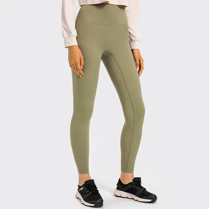 NWT-sem calças de ioga camel toe para mulheres, leggings esportivas,  cintura alta, treino de fitness