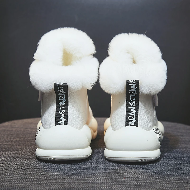 Skup YRRFUOT moda zimowa damskie buty bawełniane Outdoor utrzymuj ciepłe buty śnieżne damskie Trend gorąca sprzedaż trampki wysokiej jakości buty damskie