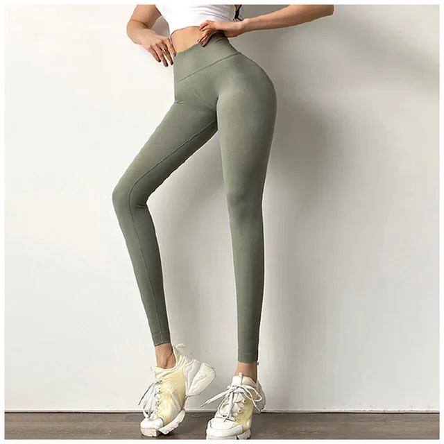 WOMENS HIGH WAIST Leggings Bum Lift Fitness Yoga Pants Ruched Push Up  Trousers # £9.49 - PicClick UK