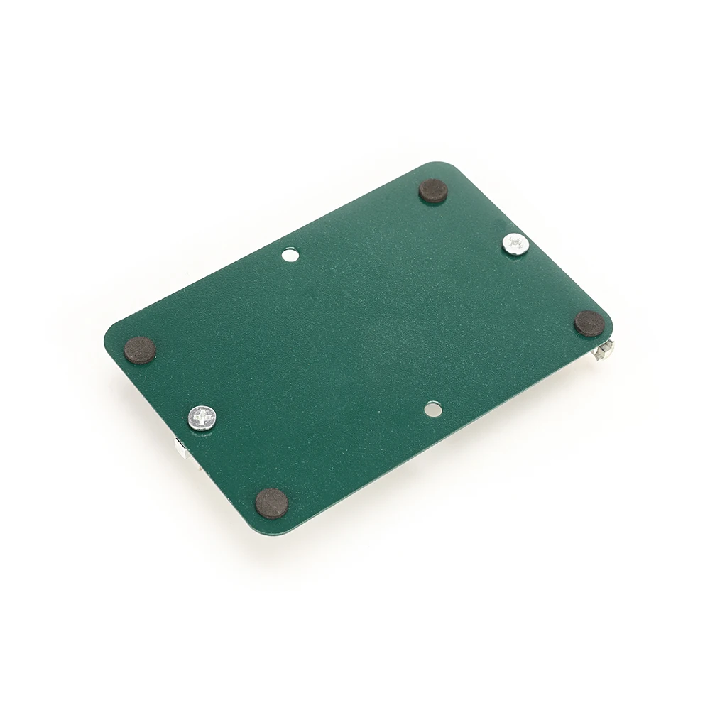 Support PCB métal vert 81x120mm pour soudure drone RC