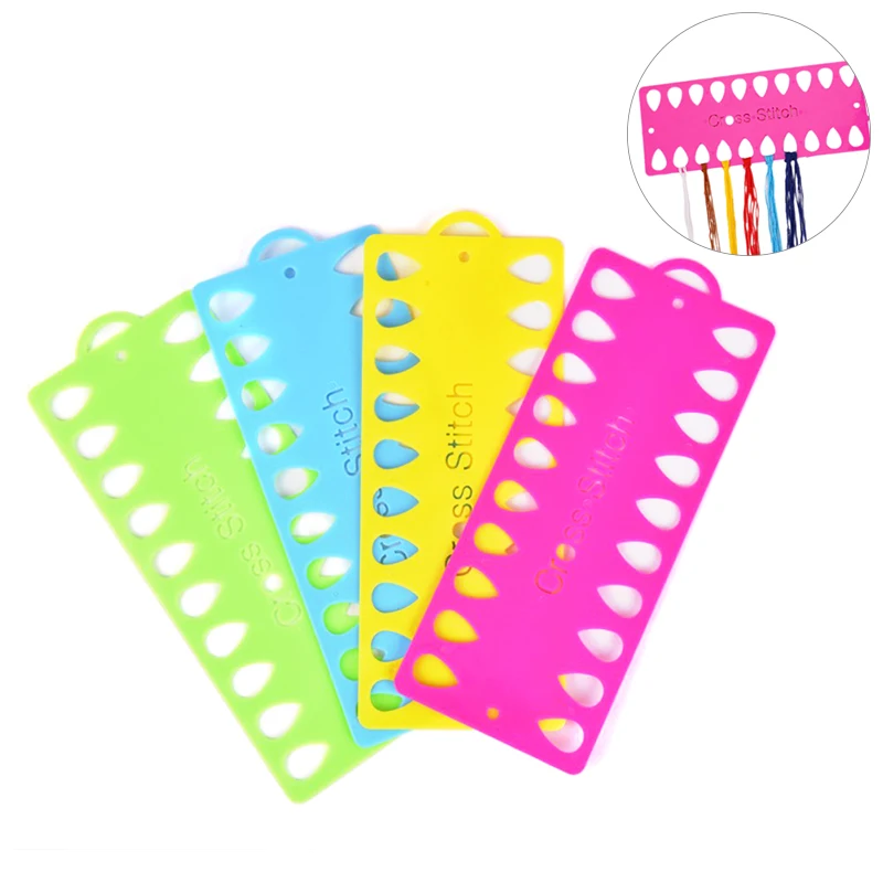 

Plastic Cross Stitch Row Line Tool 20 Positions Thread Board Thread & Yarn Organizer Embroidery Accessory
