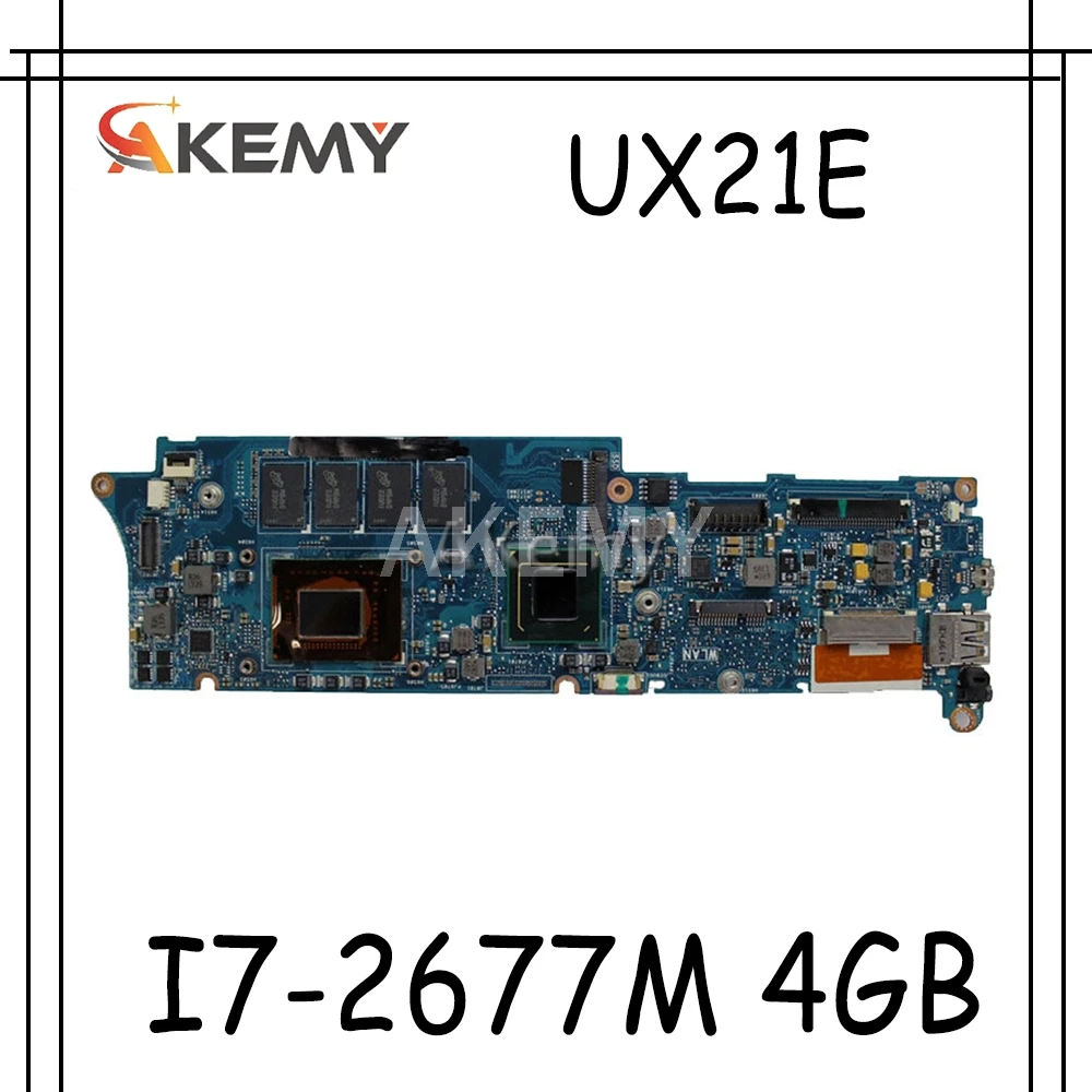 Akemy UX21E материнская плата для ноутбука Asus UX21 протестированный Оригинал 4G