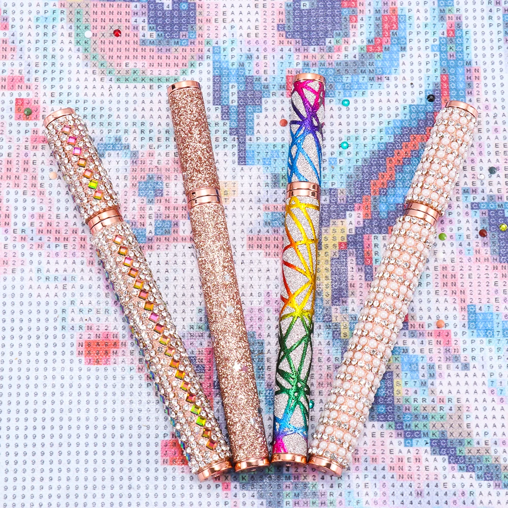 Glitter 5D Diamond Painting Pen Sparkle Point Drill Pens Cross Stitch Embroidery DIY Craft Nail Art Handmade Supplies diamond painting nail art pens diamond painting accessories diamond painting pen