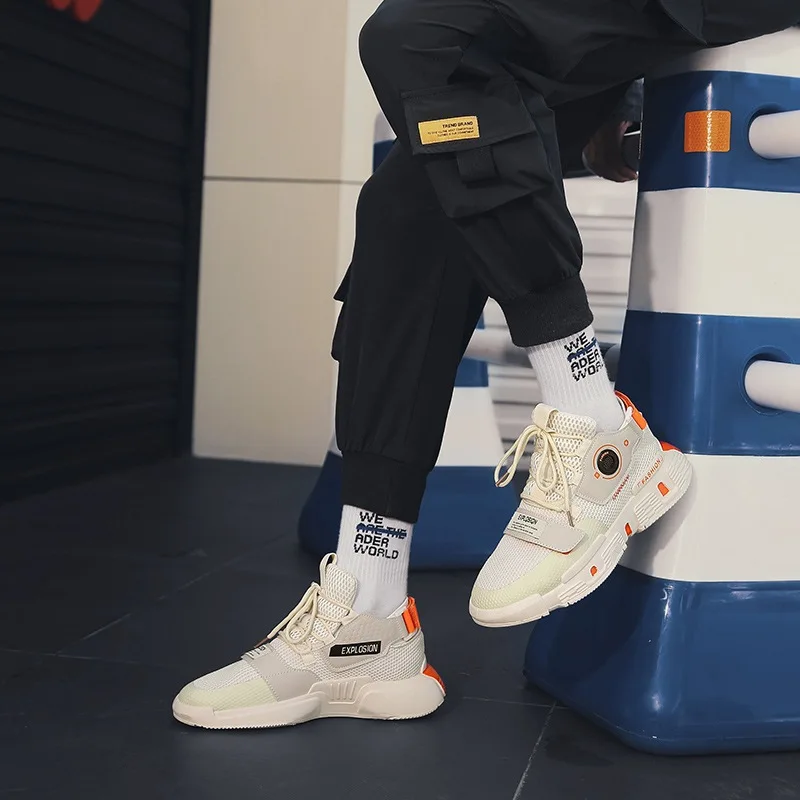 

Casual Shoes Men's 2019 Autumn Mesh Sports Shoe Men Dad Shoes Korean-style Stylish Sneaker Students Men's Versatile