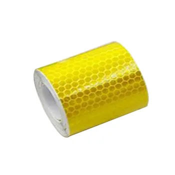 

6Colors 5cmx3m Safety Mark Reflective Tape Stickers Car Styling Self Adhesive Warning Tape Automobile Motorcycle Reflective Film