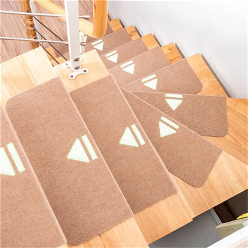 Luminous Embroidery 1pcs/set Floor Rug Carpet for Stairway Anti-Slip Stair Mats Self-adhesive Step Foot Pad Entrance Mat | Дом и сад