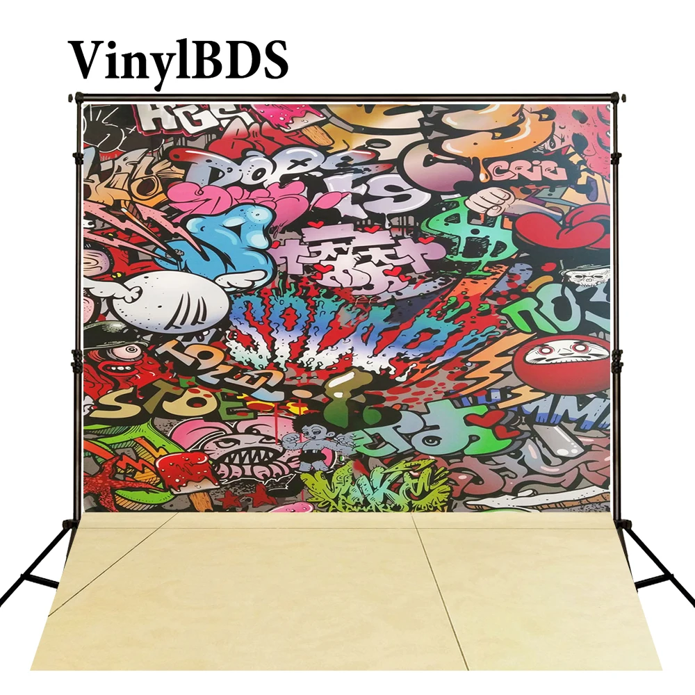 VinylBDS фон для фотосъемки граффити новорожденных бетонные полы детей | Электроника