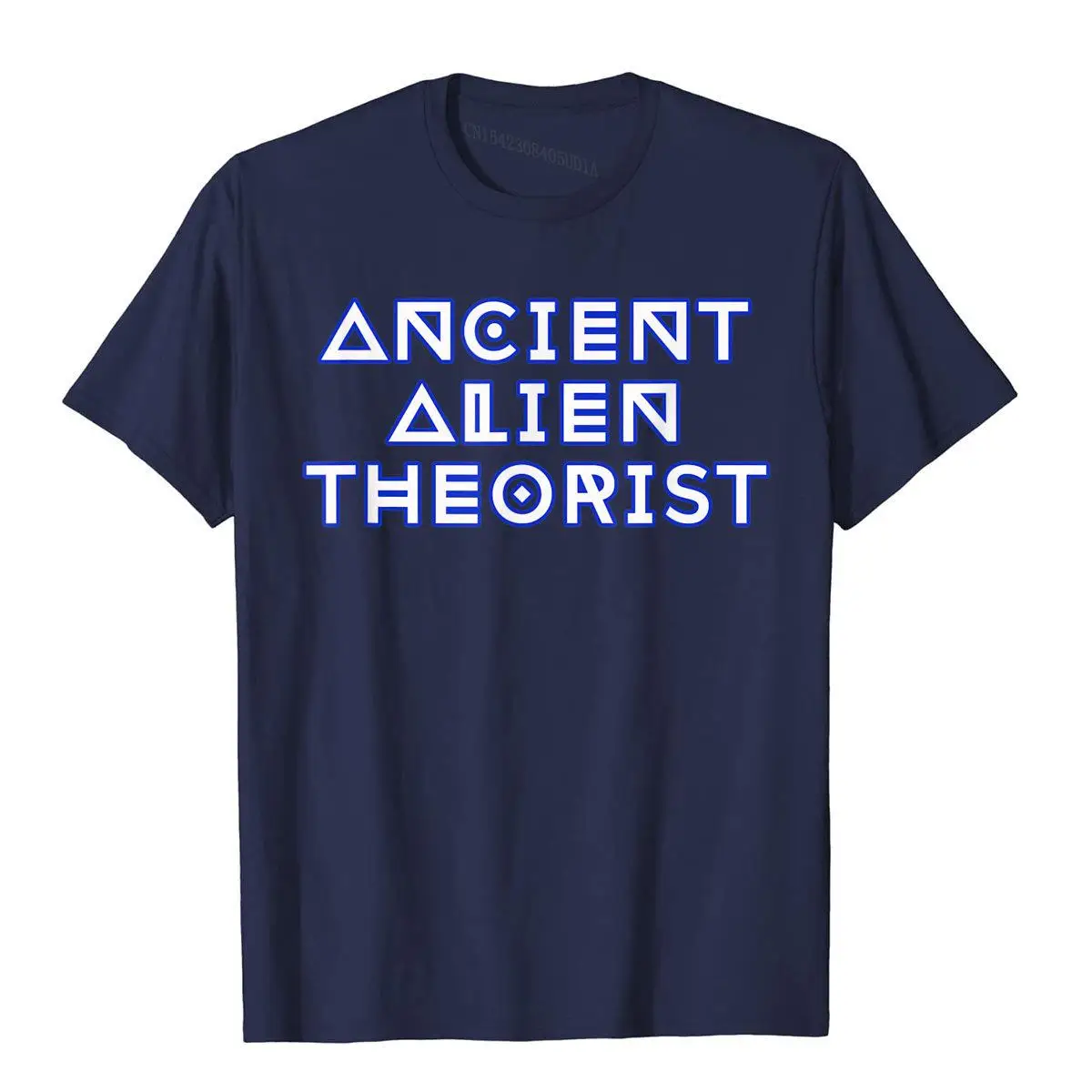 New Ancient Alien Theorist T-Shirt__B11054navy