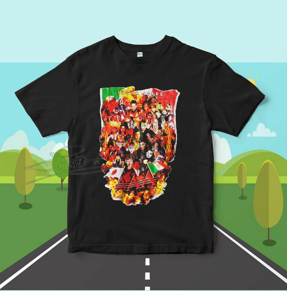 Vintage Lucha Libre Wrestling Fest Promo T Shirt Sz S Xxl | Мужская одежда