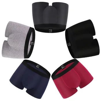 

4pcs/lot Male Panties Cotton Men's sexy Underwear Boxers Breathable Man boxershorts Solid Underpants Comfortable Brand Shorts