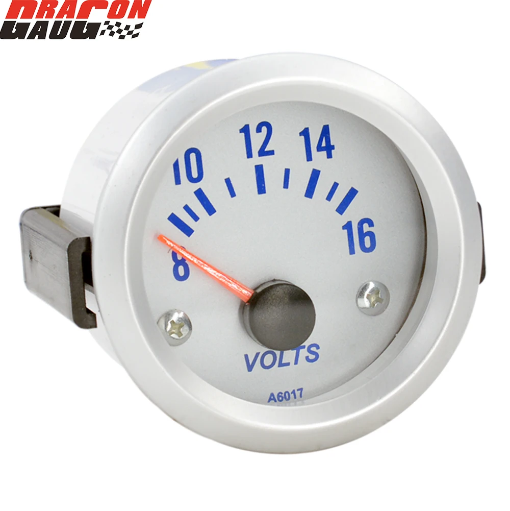 

Dragon 52mm Auto Car 12Ｖ Voltage Gauge Modification Racing Speedboat Motorcycle Volt Meter Free Shipping