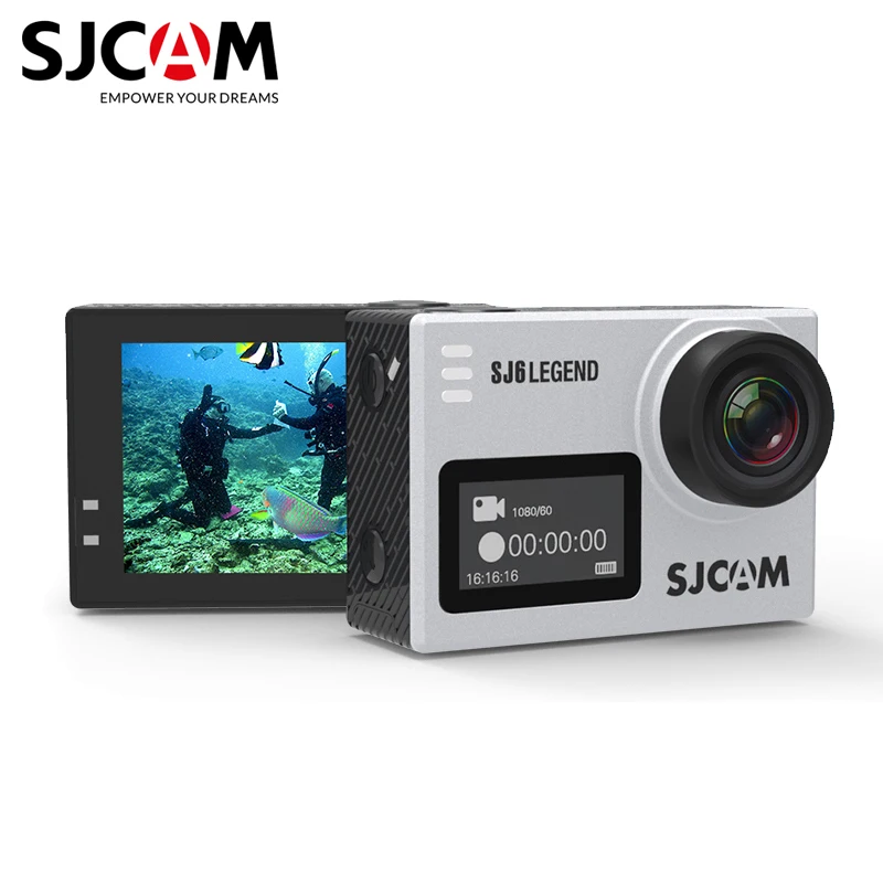 Оригинальная Спортивная Экшн камера SJCAM SJ6 Legend 4K Wifi 30M водонепроницаемый ультра HD 2 "сенсорный экран Notavek 96660 Sport DV|sport dv|action camera 4k4k wifi | АлиЭкспресс