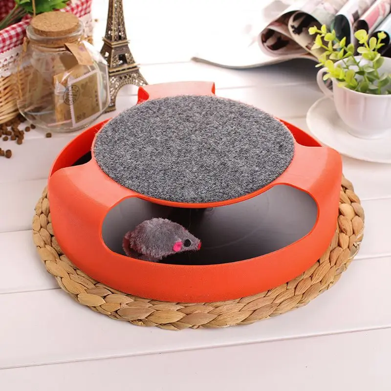 Игрушка для кошек, котенок, плюшевый коврик для когтеточки