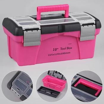 

2PCS Portable Childern Tool Plastic Storage BoxHousehold Tools Case Childern's Gift Supplies