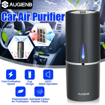 

USB Mini Air Purifier HEPA Vehicle Air Ionizer Car Air Purifier Electric Air Freshener Car Accessories Purifiers PM2.5,dust,odor