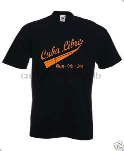 T-Shirt CUBA LIBRE Rhum Coca Disco DJ Spediz.GRATIS!