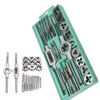 

20pcs M3-M12 Metric Tap & Die Set Extractor Puller Removal Tool Threading Bolt