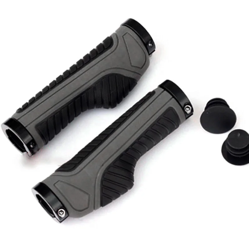 Lock on Handlebar Grips Plugs Bicycle 130mm TPR Parts Spare Accessories