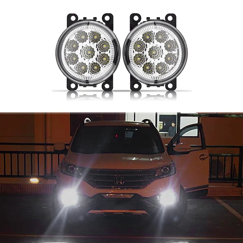 4F9Z-15200-AA 33900-STK-A11 2 шт. Автомобильные противотуманные фары освещение светодиодный фонарь для Ford Explorer Transit Focus Fusion для Honda Crosstour CR