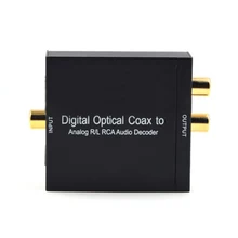 HD 1080P 96 кГц Цифровой оптический Toslink SPDIF коаксиальный аналоговый RCA R/L аудио конвертер декодер адаптера HD 1080P
