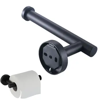 

Bathroom Wall Mount Durable Stainless Steel Roll Paper Self Tools Adhesive Paper Toilet Holder Seamless J2R7