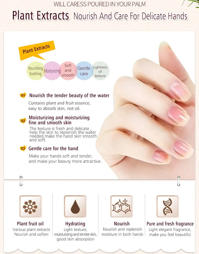 BIOAQUA 30g Best Whitening Rejuvenation Hand Cream Moisturizing Nourishing Repair Anti Aging Anti Chapping Hand Care Beauty