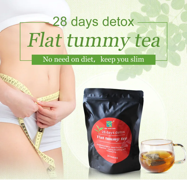 28 дней натуральный чай для похудения чай сжигающий жир для похудения здоровый тощий чай для похудения продукт для похудения