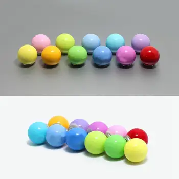 

16PCS Fridge Magnet Set Resin Spherical Colorful Office Magnet Whiteboard Magnet
