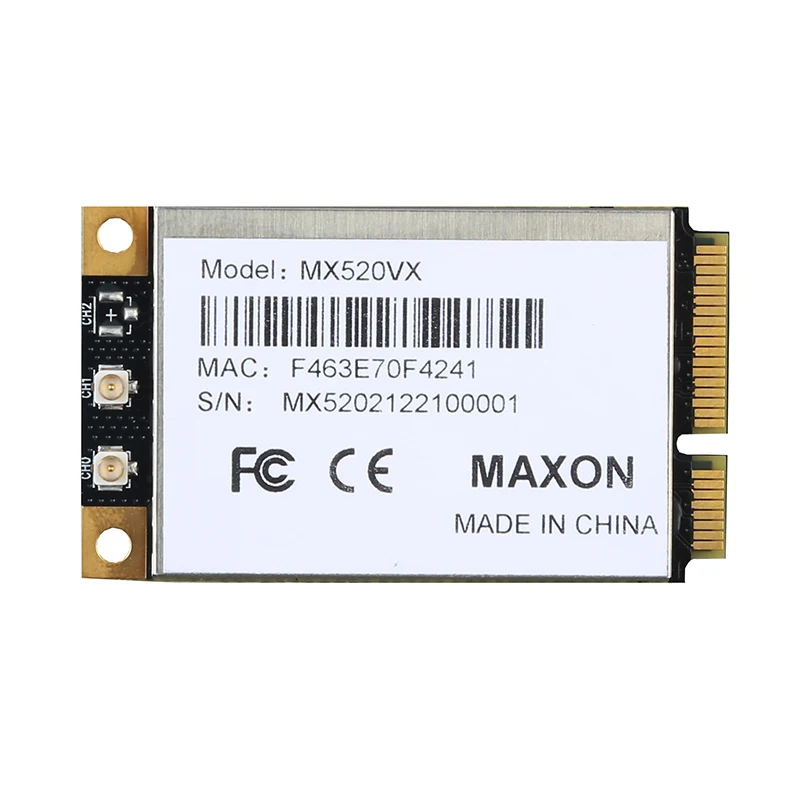 

Двухдиапазонный Wi-Fi модуль Qualcomm Atheros QCA9880 2,4 ГГц 5 ГГц 2x2 MIMO 802.11ac Mini PCIE MX520VX, заменяемый комплект compx WLE600VX